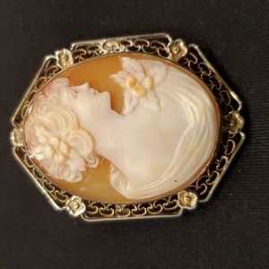 Vintage Cameo Brooch